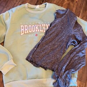 Both tops size 10 girls‎ Gap and shein